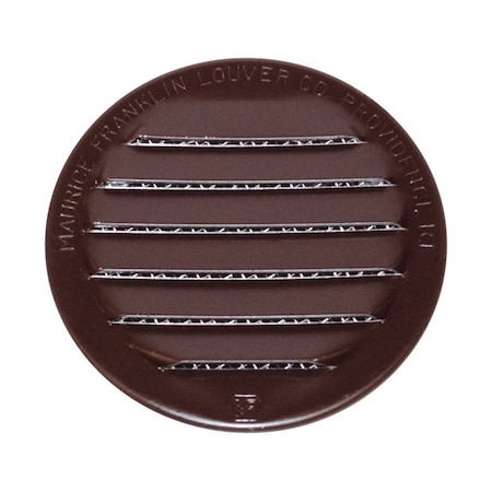 Maurice Franklin Lou Maurice Franklin Louver 3 in. W X 3 in. L Gloss Brown Aluminum Mini Louver, PK4 RLB-100  3